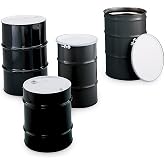 SKOLNIK Carbon Steel Drums - Open-Head Drums - Bolt Ring Closure - 16-Gal. Capacity