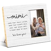 JioJio Chan Mimi Gifts Photo Frames - Grandma/Mimi/Nana Gifts for Mothers Day - 4 x 6 Inch Picture Frames