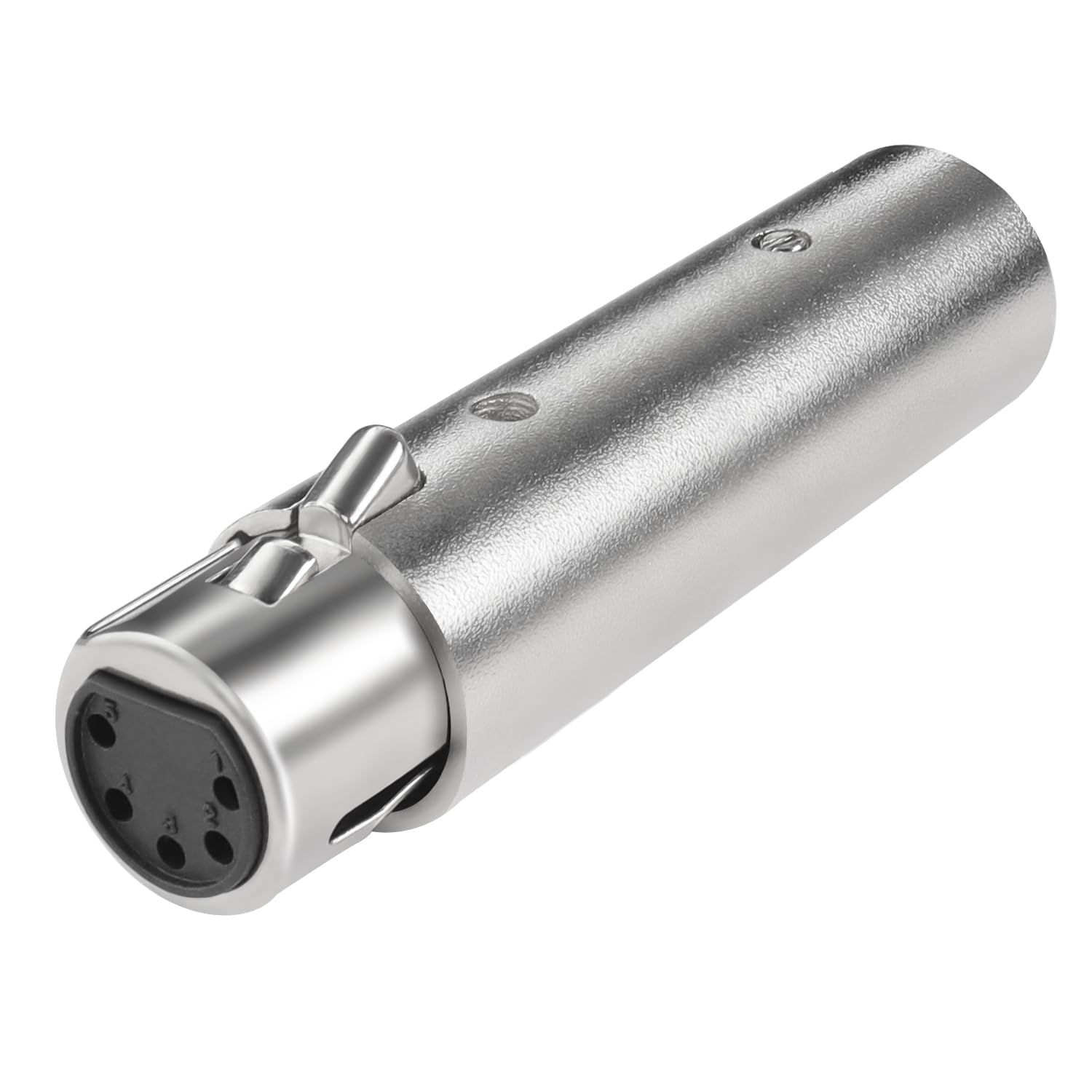 QIANRENON 5Pin XLR to 3Pin XLR Audio Adapter 5Pin XLR Female to 3Pin XLR Male DMX Converter Connector 5Pin to 3Pin XLR Converter Plug, for Microphone DMX Stage Lighting Dimmer Station