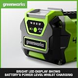 Greenworks 40V Battery 2Ah & Universal Charger Kit GSK40B2 view 6