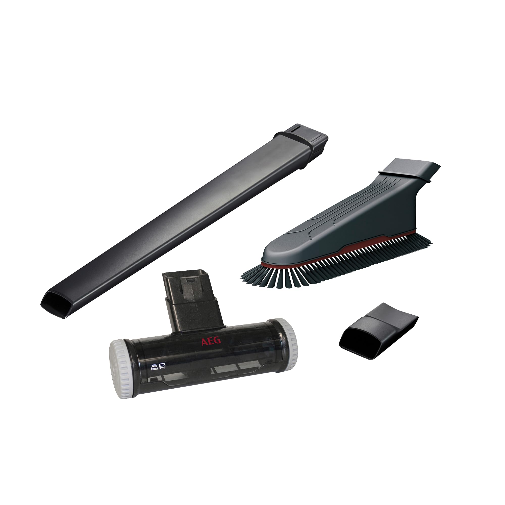 AEG – Allergy Kit for Vacuum Cleaners, AKIT15, Incl. Bed Pro Mini Tool, Crevice Nozzle and Delicate Brush, Removes Dust and Fine Particles, Ideal for Upholstery, Beds & Blinds, Comes with Adaptor
