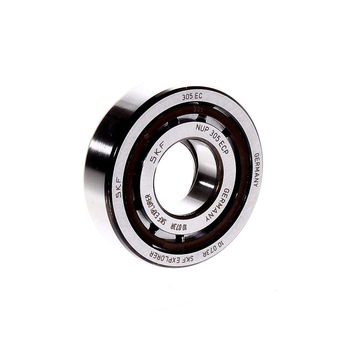 SKF Cylindrical Radial Roller Bearing, 25 ID, Bearing steel