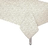 Oojami Gold Glitters Plastic Table Cover Rectangle for Wedding and Parties (3)