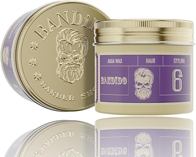 Bandido Hair Wax Aqua No.6 Violetta 125ml | Men Medium Hold Shine Look