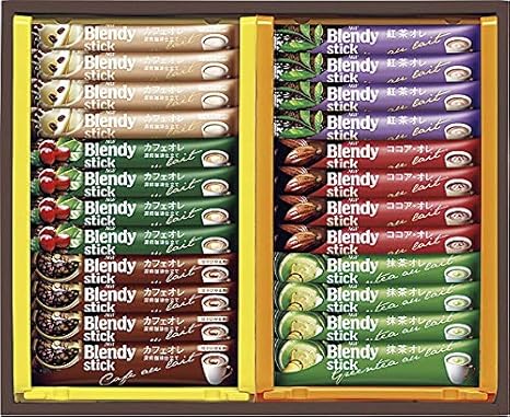 Amazon Co Jp Agf ブレンディ スティック カフェオレ コレクション 抹茶 ココア 紅茶 人気 美味しい おすすめ ランキング 高級 ギフトセット 贈答品 用 内祝い 贈り物 プレゼント お中元 お歳暮 父の日 母の日 香典返し F7274 08 ホーム キッチン
