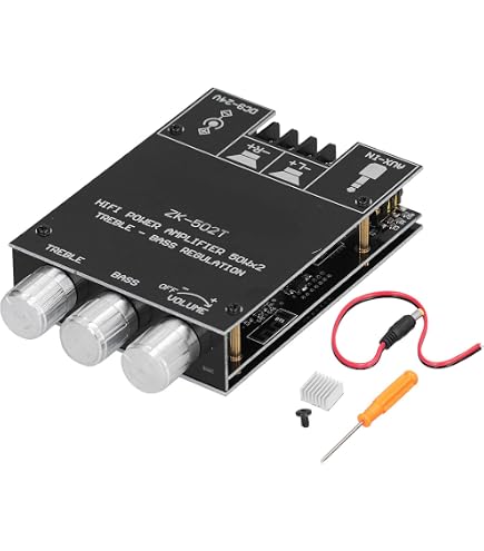 Carte Amplificatrice Bluetooth YDA138 Stéréo 2x15W - Module Class D 12V, Neuf TNL