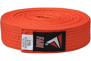 Fadi Sports Martial Arts Belt for Karate, Judo, Aikido and Taekwondo - Durable Cotton-Polyester Blend for Adults and Kids