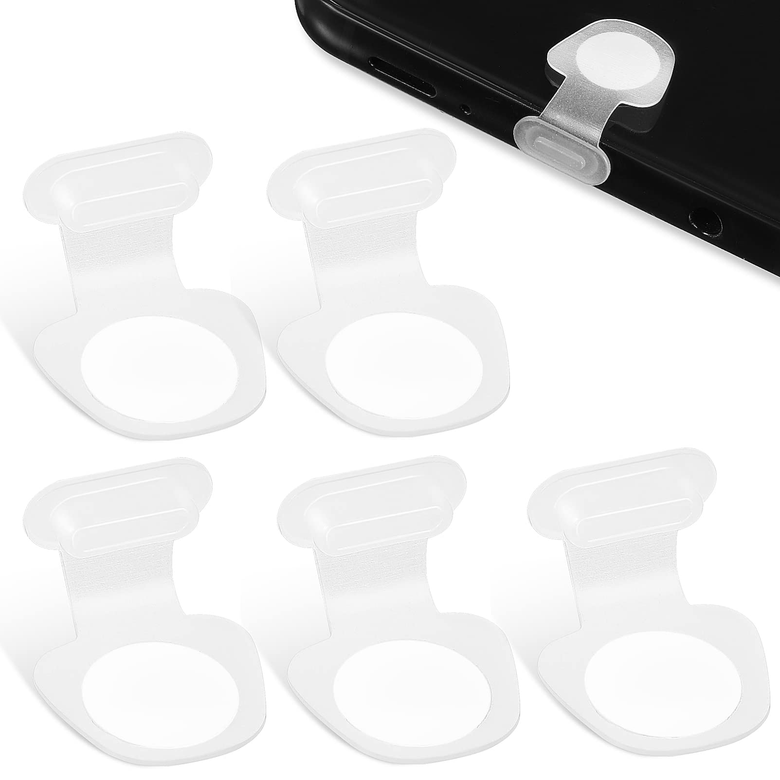 Gatuida USB C Dust Plug, 8 Pack Type C Port Plug Dust Cover Dust Cap Plugs USB C Port Protectors for Most Type C Phones