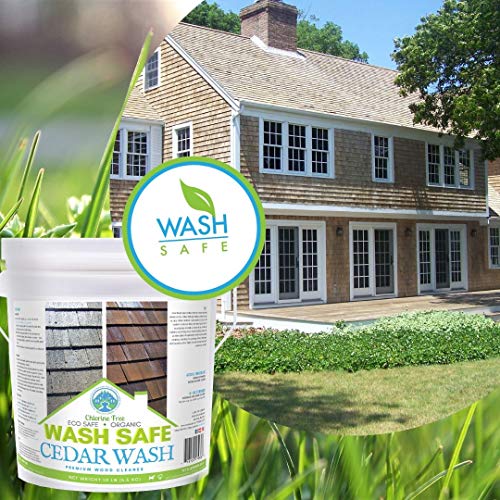 Wash Safe Industries CEDAR WASH Eco-Safe and Organic Wood Cleaner, 40 lb Container