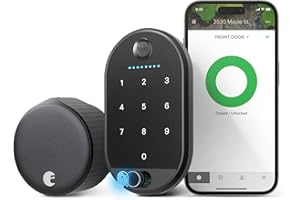 Yale August Wi-Fi Smart Lock with Keypad Touch in Black