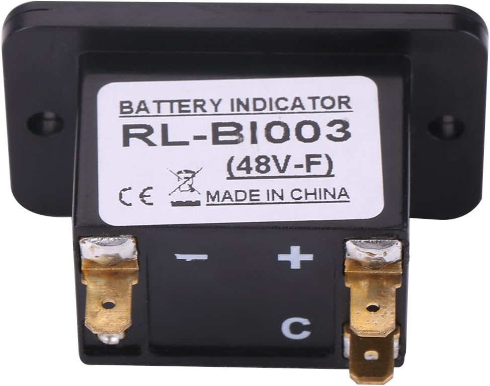 12V/24V/36V/48V/72V LED Battery Indicator Meter - Digital Voltage Gauge For Cars & Scooters