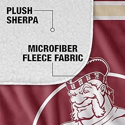 Alma College Blanket, 60"x80" Primary Logo, Silky