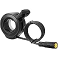 Zeekpowa Thumb Throttle Twist Throttle for Bafang BBS01B/BBS02B/BBS-HD Mid Drive Motors 3-Pin Female Connector eBike Conversion Kit Accessory