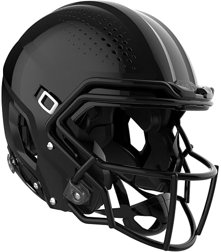 Amazon.com : Light Helmets Apache Tomahawk Youth Football Helmet with  Facemask and Soft Cup Chinstrap - Lightweight Kids Football Helmet for  Tackle Football (Gloss Black, Extra-Large) : Sports & Outdoors