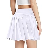 Zaclotre Girls Tennis Skirt with Shorts Pleated Back Kids Golf Skort Workout Running Sports Athletic Skirt with Pockets