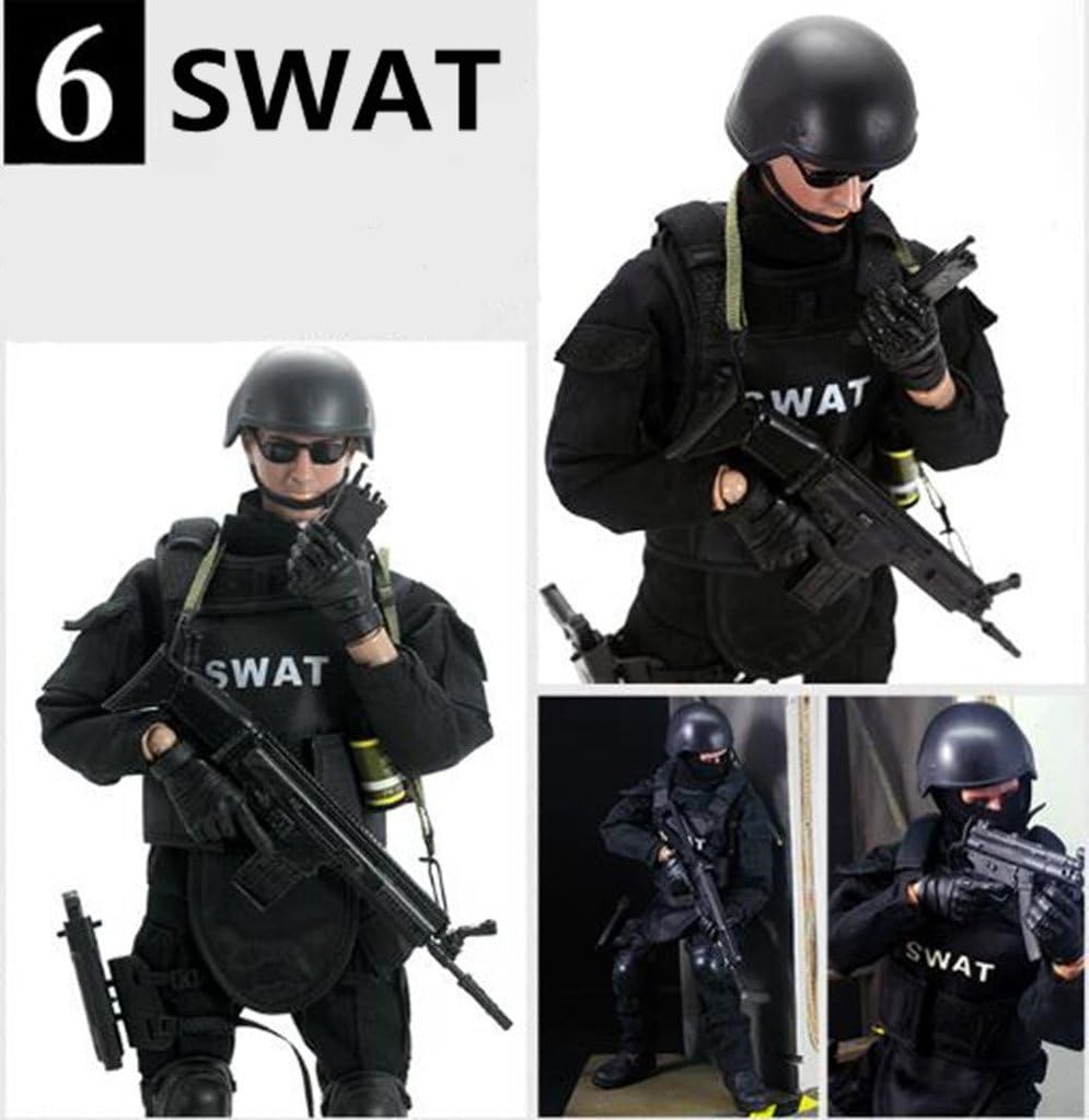 MaYao High-grade 12" Special Forces Action Figure Newest 1:6 SWAT Stand Bendable Soldier Figure Model Collection Military Toys