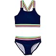 Kanu Surf Girls' Tanya UPF 50+ Beach Sport Athletic Bikini Swimsuit