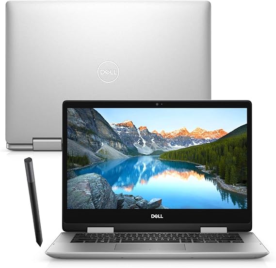 Notebook 2 em 1 Dell Inspiron i14-5491-A30S 10ª Geração Intel Core i7 8GB 256GB SSD Placa vídeo NVIDIA Full HD 14" Touch Windows 10 + Caneta 