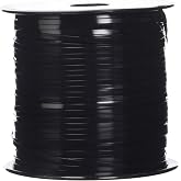 Pepperell Rexlace Plastic Craft Lace, 3/32-Inch Wide, Black