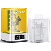 ANYCUBIC Wash and Cure Machine 3.0 with Twistable Gooseneck Light | 2 in 1 UV Washing and Curing Station for ANYCUBIC Photon Mono 4/Mono 4 Ultra/Mars Series LCD/DLP/SLA 3D Printer Models