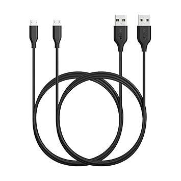 Anker Powerline Micro USB Kabel [4-Pack] 0.3m Ladekabel, Einer Lebensdauer von 10,000+ Biegungen für Samsung, Nexus, LG, Moto