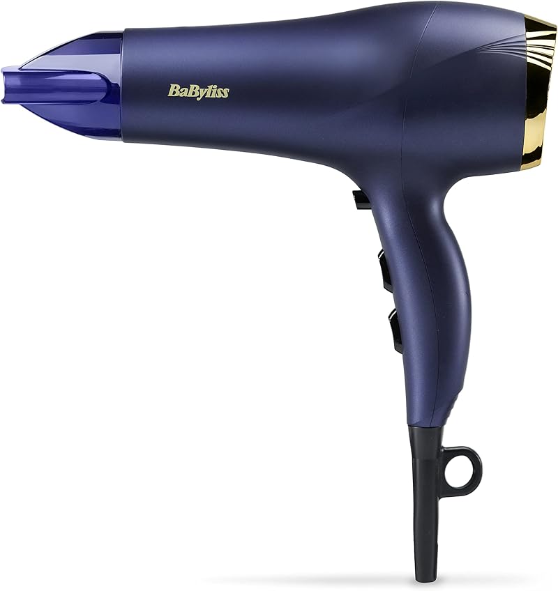 BaByliss 2300W Midnight Luxe Hair Dryer Ionic Frizz Control Fast Professional