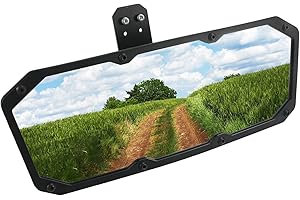 OFIG Ranger Rear View Mirror, UTV Rear View Mirror Compatible With 2017-2025 Polaris Ranger 500 570 900 XP 1000 XP/Crew, Requ