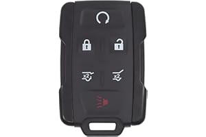 Replacement Key Fob Remote Start for Chevrolet Tahoe, Suburban (2015-2020), Suburban 3500 HD (2016-2019), 6-Button SUV Automo