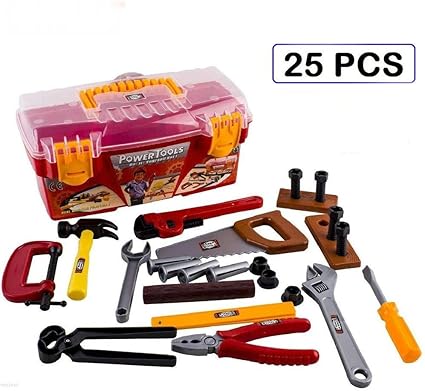 caja de herramientas de juguete