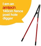 Amtech 140cm Hole Digger for Fences, Posts & Planting - Easy to Use view 2