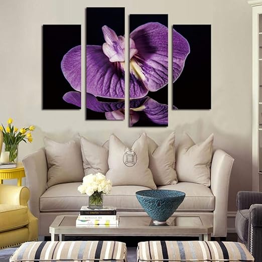 Luziang Pintura Mural Arte De Pared Para Vivir Flores De