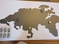 Produktbild von Umbra Mappit Wall Decoration, Magnetic World Map With 12 Magnets