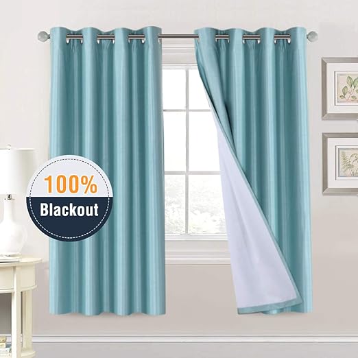 Amazon Com H Versailtex Completely 100 Blackout Curtains 72