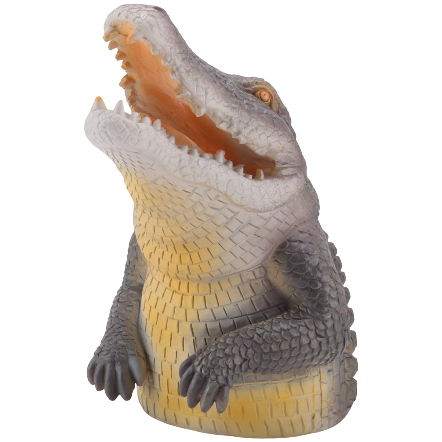 BGFAVCV 1 Piece Crocodile Courtyard Pond Floating Animal Ornaments Park Pool Simulation Ornaments Outdoor Decor Gardening