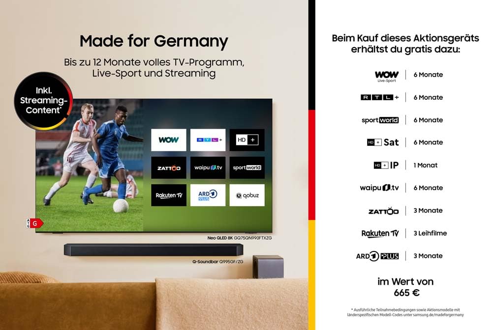 Samsung OLED 4K S90F 77 Zoll (195 cm), UHD Fernseher, NQ4 AI Gen3 Prozessor, OLED HDR+, 4K Upscaling Pro, Dolby Atmos, Gaming Hub, Motion Xcelerator 144Hz, Samsung Vision AI Smart TV 3