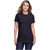 Gildan Ladies Softstyle CVC T-Shirt, Navy Mist, XL