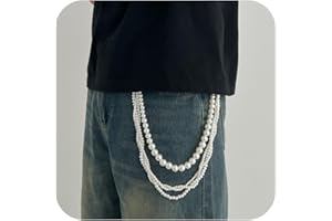 Wallet Chain for Women Pearl Jean Chain Belt Chain for Men Trendy 2025