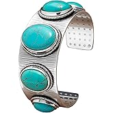 CSIYANJRY99 Western Cuff Bracelet for Women Bohemian Vintage Turquoise Cuff Bangle Bracelets Cowgirl Country Concert Rodeo Jewelry Outfits for Women