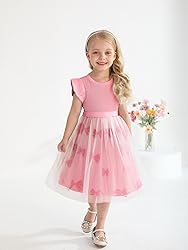 Toddler Girl Tulle Dress Summer Ruffle Sleeveless