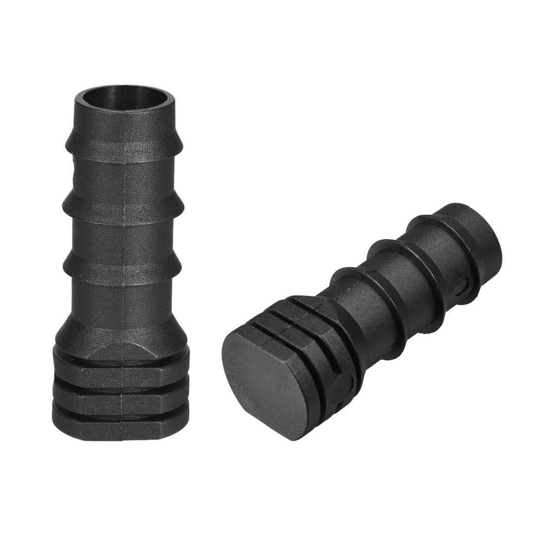 sourcing map Barb Drip Pipe Plug End Cap for 20mm Dia PE Hose Garden Agricultural Irrigation System Connector 15pcs