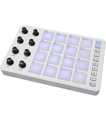Amazon.com: Wireless MIDI Controller Pads, Bluetooth Portable USB