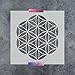 Flower of Life Stencil - Stencil Sacred, Stencil Geometry, Stencil Flower, Seed of Life, Geometry Stencil