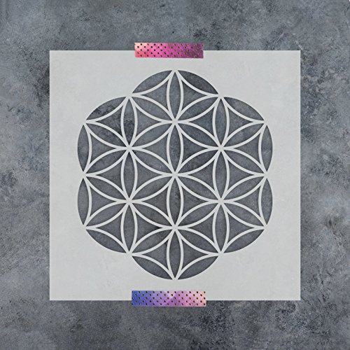 Flower of Life Stencil Template - Reusable Stencil with Multiple Sizes Available