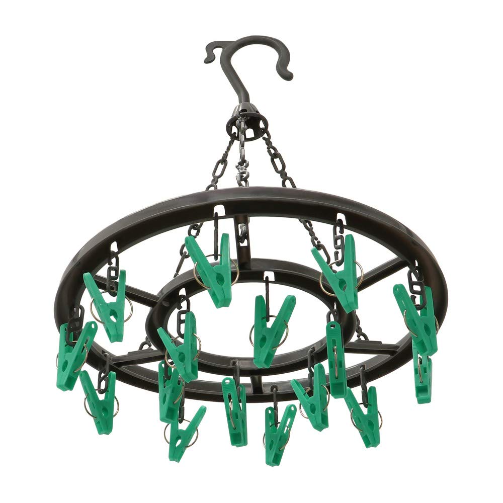 JVL 19-221 16-Piece Peg Round Sock Dryer