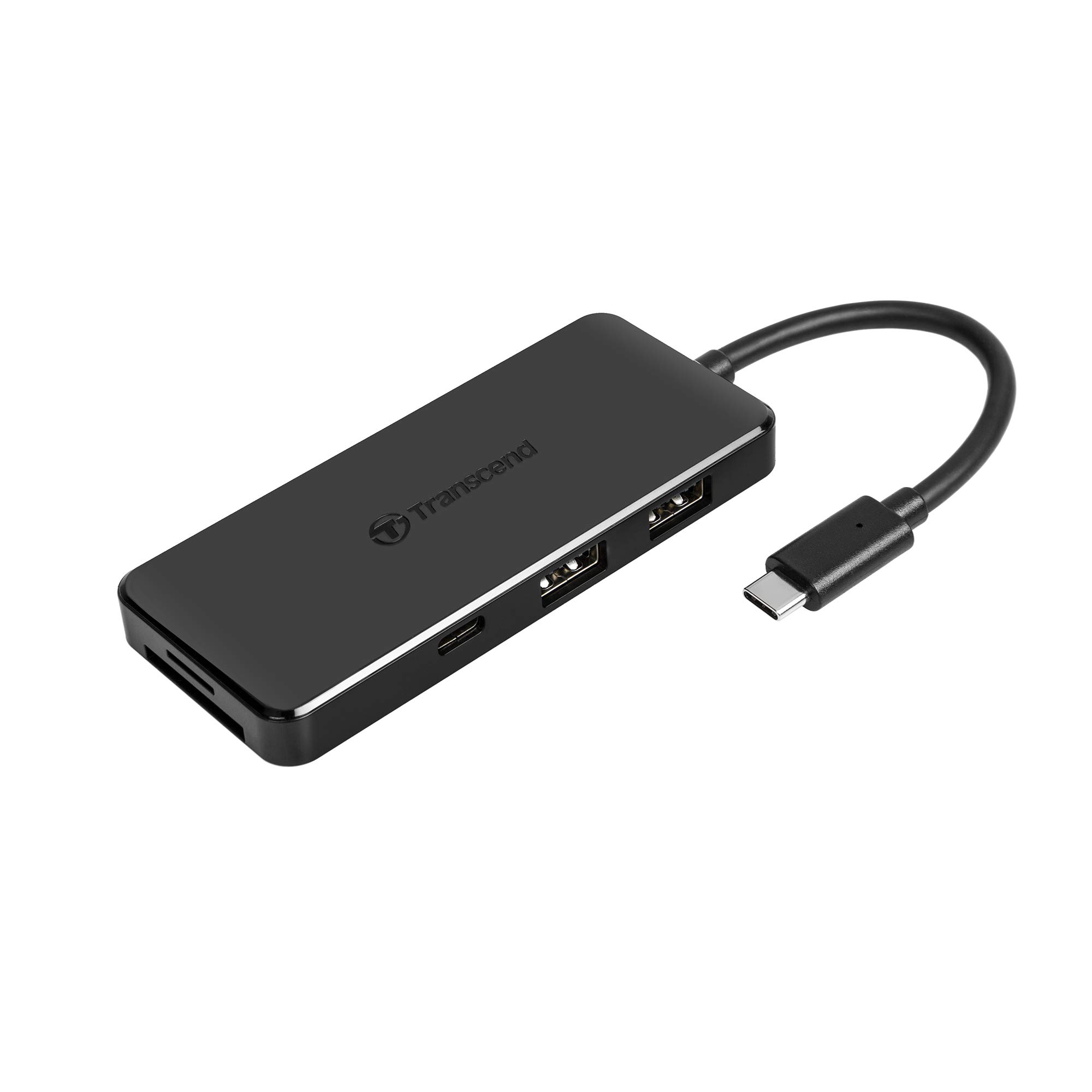 Transcend 6-in-1 Hub USB Type-C USB 3.1 Gen 2 design for Type-C mobiles, tablets, laptops, and new MacBooks-TS-HUB5C