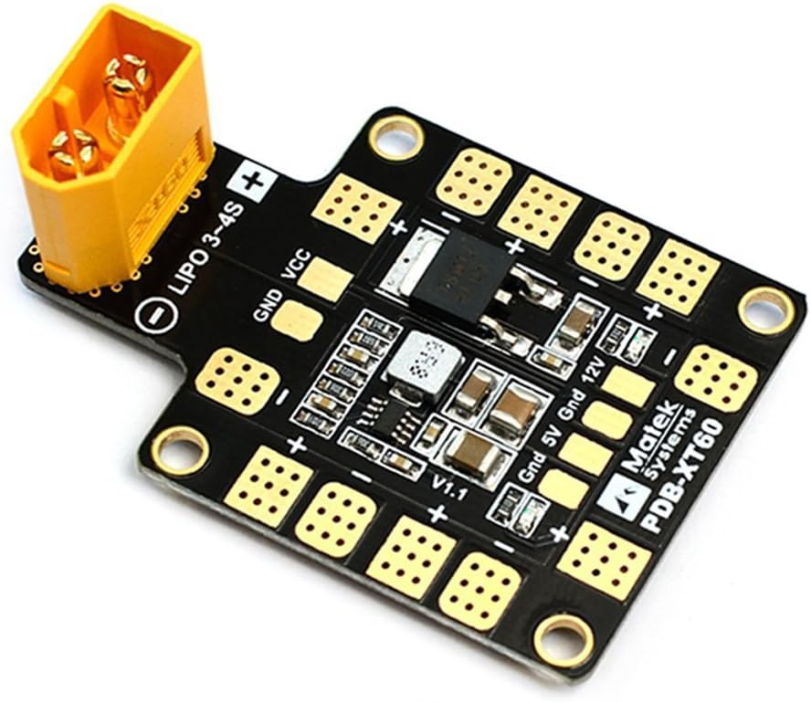 Matek PDB Board Power Distribution Board PDB-XPW 140A & Dual BEC 5V/2A 12V/0.5A for X Type Frame FPV Racing Drone