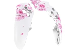eXtremeRate Left Right Front Top Shell with Touchpad Compatible with p s 5 Edge Controller, Cherry Blossom Whisper Replacemen