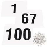 Azarxis Race Competitor Numbers Running Bibs with