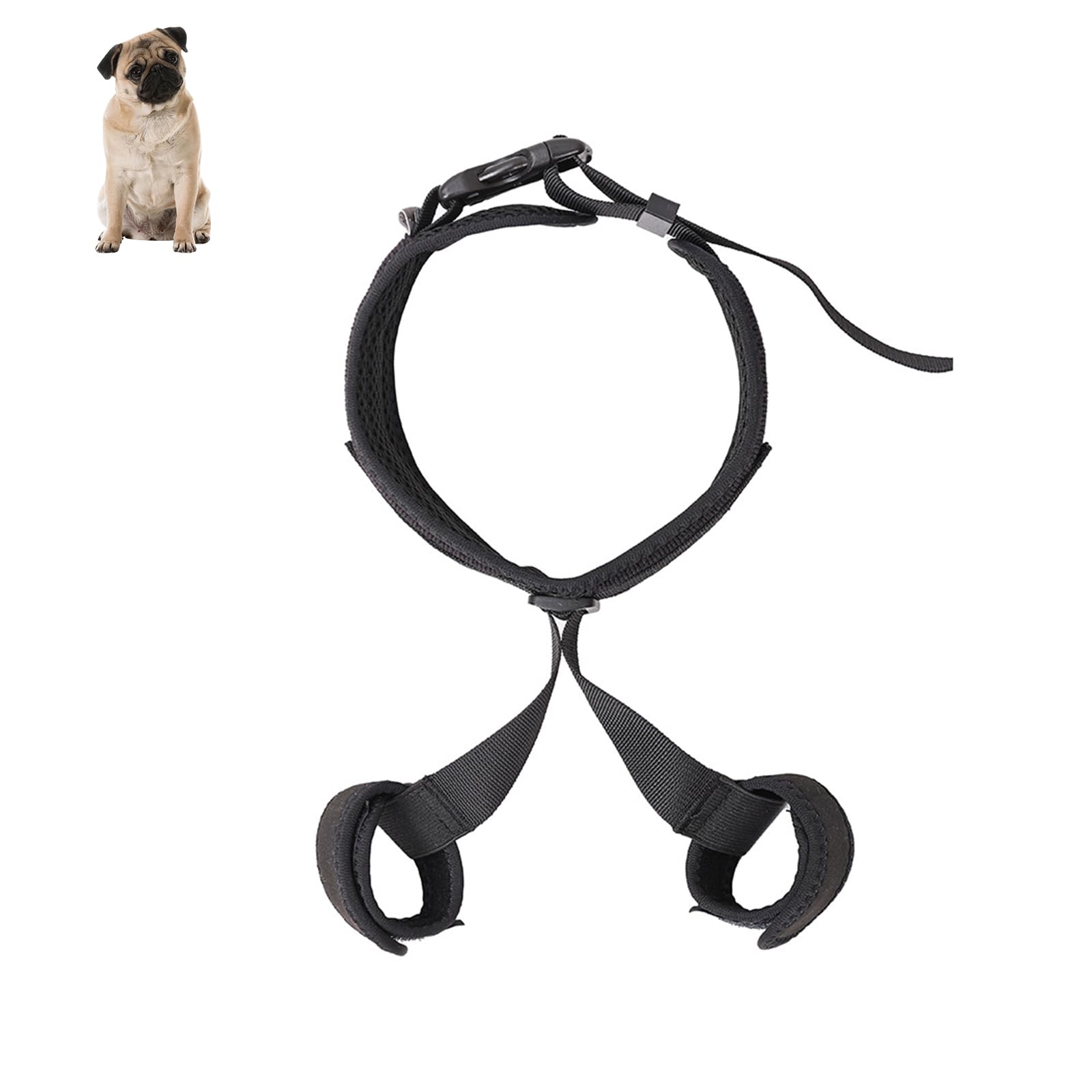 Dog Joint Bandage, Dog Knee Brace, Dog Elbow Bandage, Adjustable Dog Hip Bandage, Dog Bandage Clip Rear Leg for Dog Leg, Inflammation Pain, Joint Strain, Pain Relief (M)