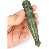 gemshan Jade Gua Sha Pen - Handmade Deep Tissue Massage Tool, Scraping Therapy, Facial & Body Relaxation
